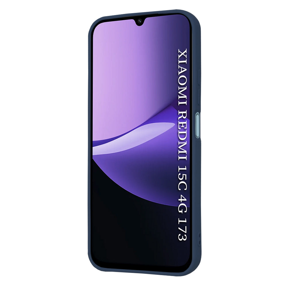 Hülle für Xiaomi Redmi 15C 5G / 15C 4G, Techsuit, SoftFlex, Marineblau