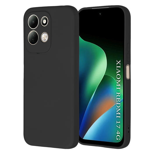 Hülle für Xiaomi Redmi 17 5G / 17 4G, Techsuit, SoftFlex, Schwarz