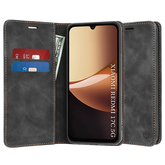 Hülle für Xiaomi Redmi 17C 5G, Techsuit, Confy, Schwarz