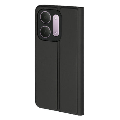 Hülle für Xiaomi Redmi 17C 5G, Techsuit, Magskin Book, Schwarz