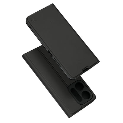 Hülle für Xiaomi Redmi 17C 5G, Techsuit, Magskin Book, Schwarz