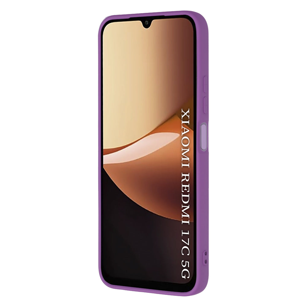 Hülle für Xiaomi Redmi 17C 5G, Techsuit, SoftFlex, Lila