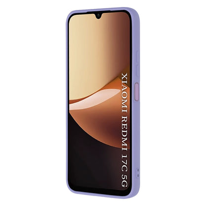 Hülle für Xiaomi Redmi 17C 5G, Techsuit, SoftFlex, Hellviolett