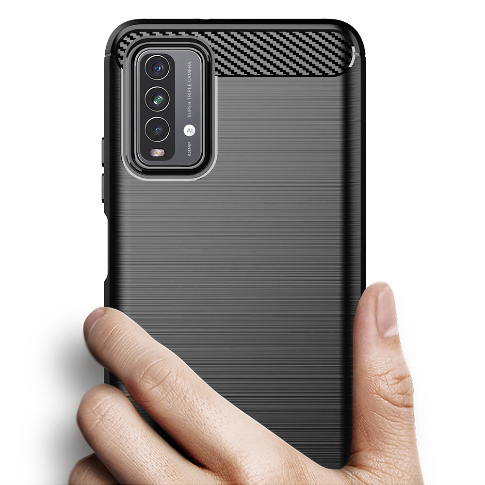 Case for Xiaomi Redmi 9 Power / 9T, Techsuit, Carbon, Black