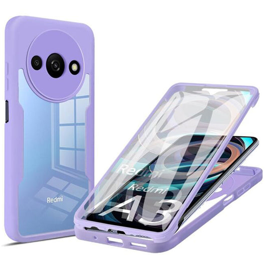 Hülle für Xiaomi Redmi A3x / A3, Techsuit, ColorVerse 360, Lila