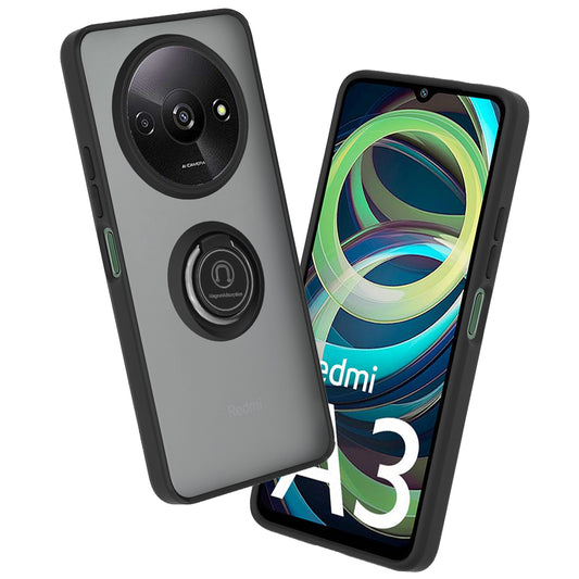 Hülle für Xiaomi Redmi A3x / A3, Techsuit, Glinth, Schwarz