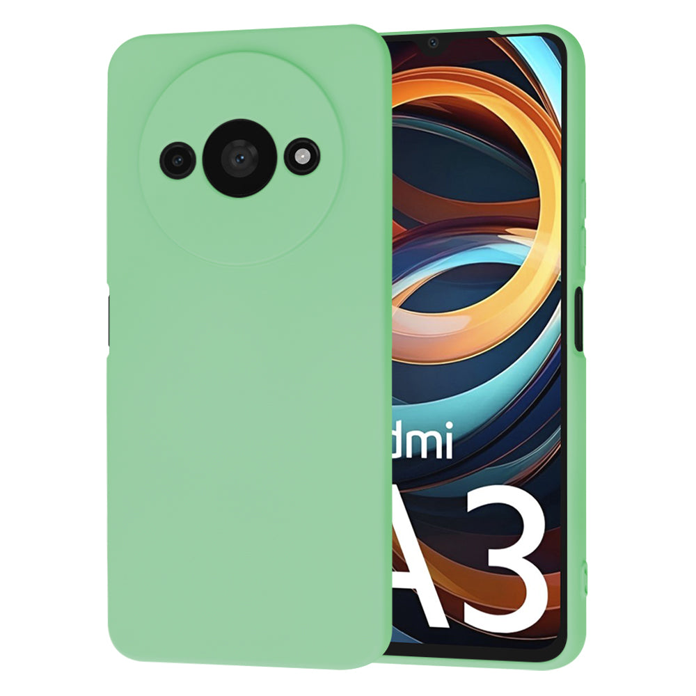 Case for Xiaomi Redmi A3x / A3, Techsuit, SoftFlex, Light Green