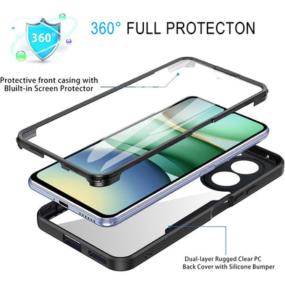 Hülle für Xiaomi Redmi A5 4G (Regional), Techsuit, ColorVerse 360, Schwarz