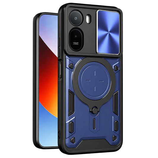 Hülle für Xiaomi Redmi A7 Pro 4G, Techsuit, CamGuard Pro, Blau