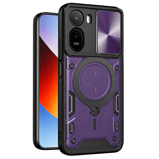 Hülle für Xiaomi Redmi A7 Pro 4G, Techsuit, CamGuard Pro, Lila