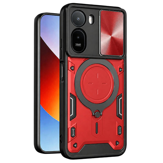Hülle für Xiaomi Redmi A7 Pro 4G, Techsuit, CamGuard Pro, Rot