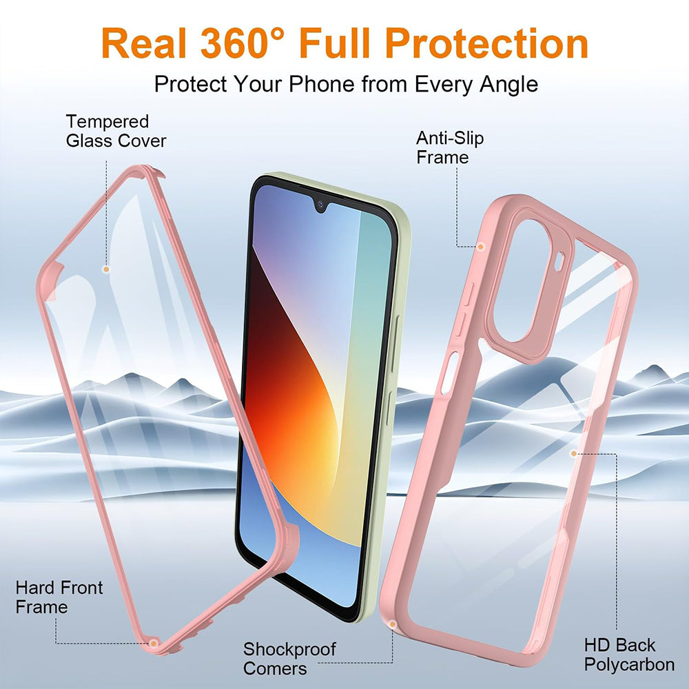 Hülle für Xiaomi Redmi A7 Pro 4G, Techsuit, ColorVerse 360, Rosa