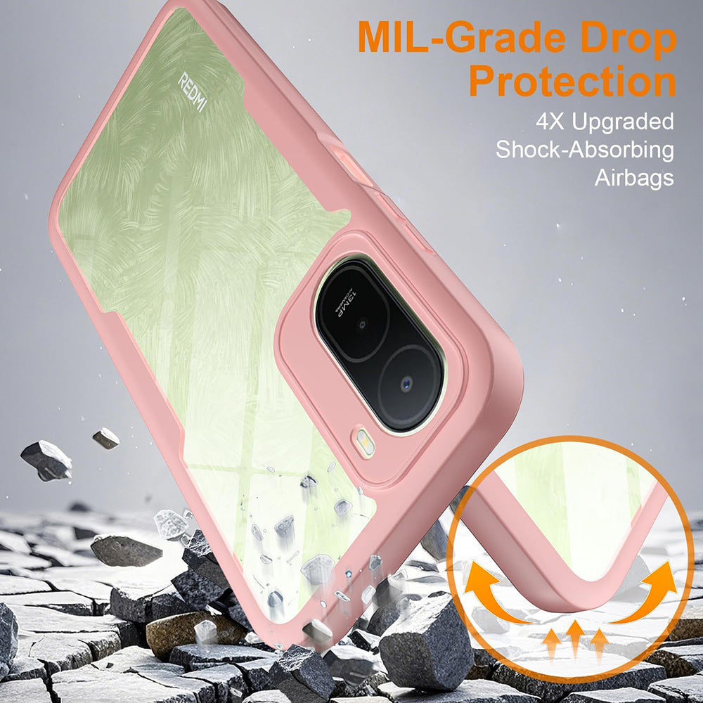 Hülle für Xiaomi Redmi A7 Pro 4G, Techsuit, ColorVerse 360, Rosa