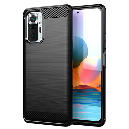 Case for Xiaomi Redmi Note 10 Pro Max / Note 10 Pro, Techsuit, Carbon, Black