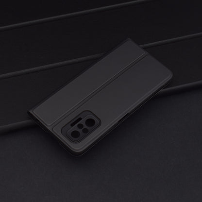 Hülle für Xiaomi Redmi Note 10 Pro Max / Note 10 Pro, Techsuit, Magskin Book, Schwarz