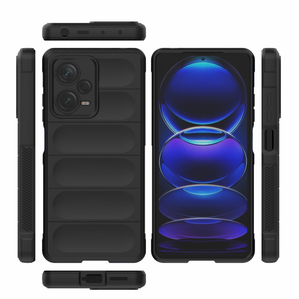 Hülle für Xiaomi Redmi Note 12 Pro 5G, Techsuit, Magic Shield, Schwarz