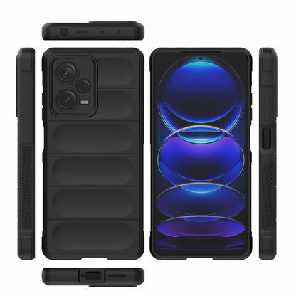 Hülle für Xiaomi Redmi Note 12 Pro 5G, Techsuit, Magic Shield, Schwarz