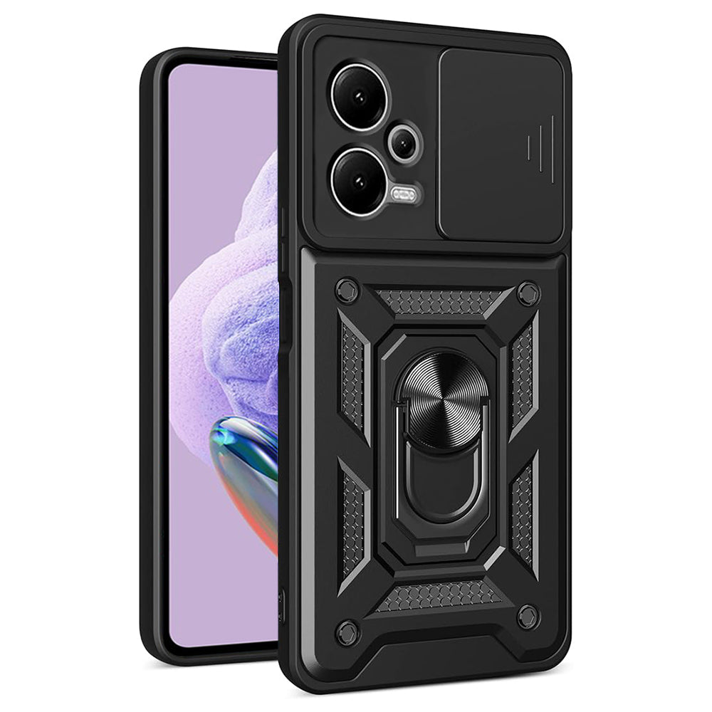 Case for Xiaomi Redmi Note 12 Pro+, Techsuit, CamShield, Black