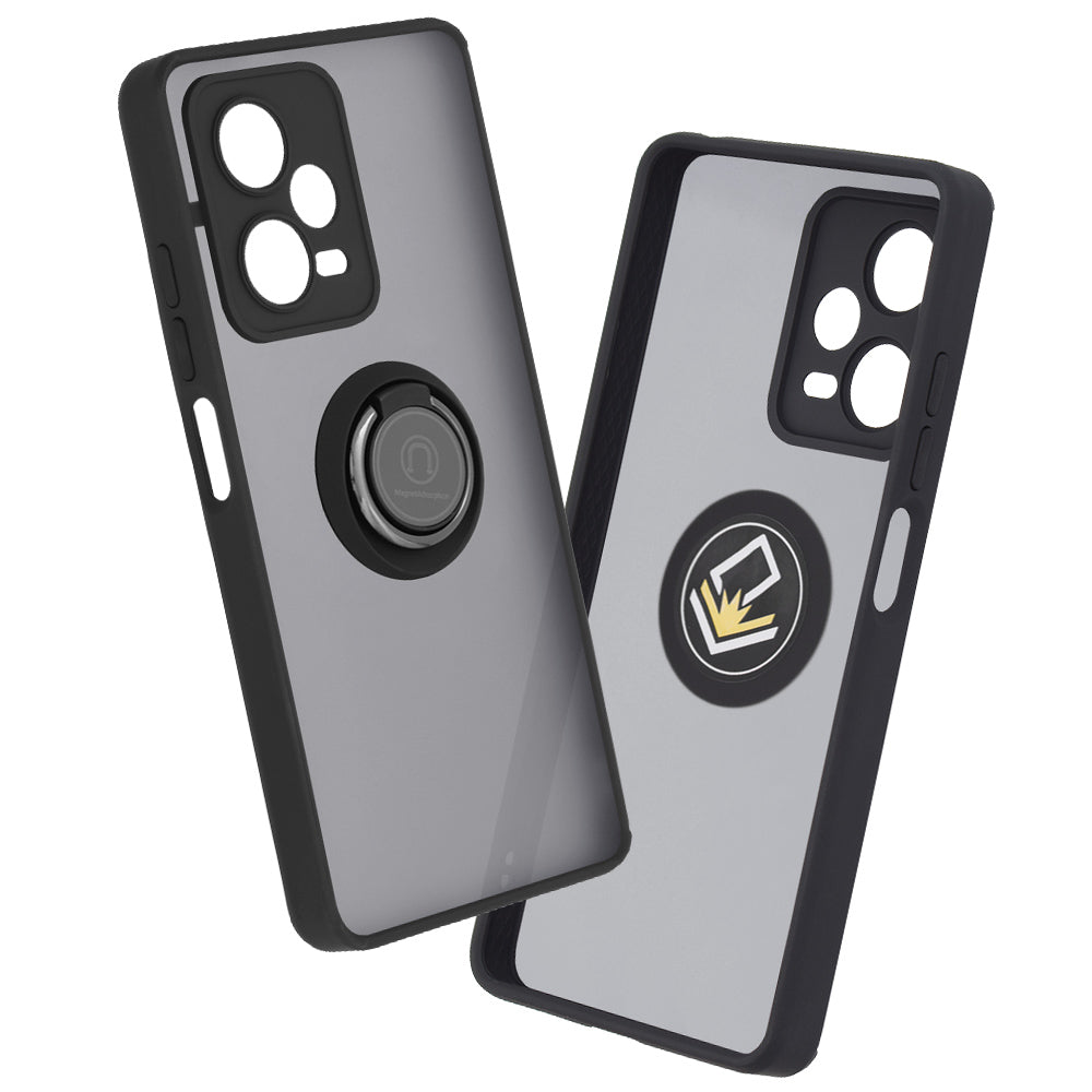 Hülle für Xiaomi Redmi Note 12 Pro+, Techsuit, Glinth, Schwarz