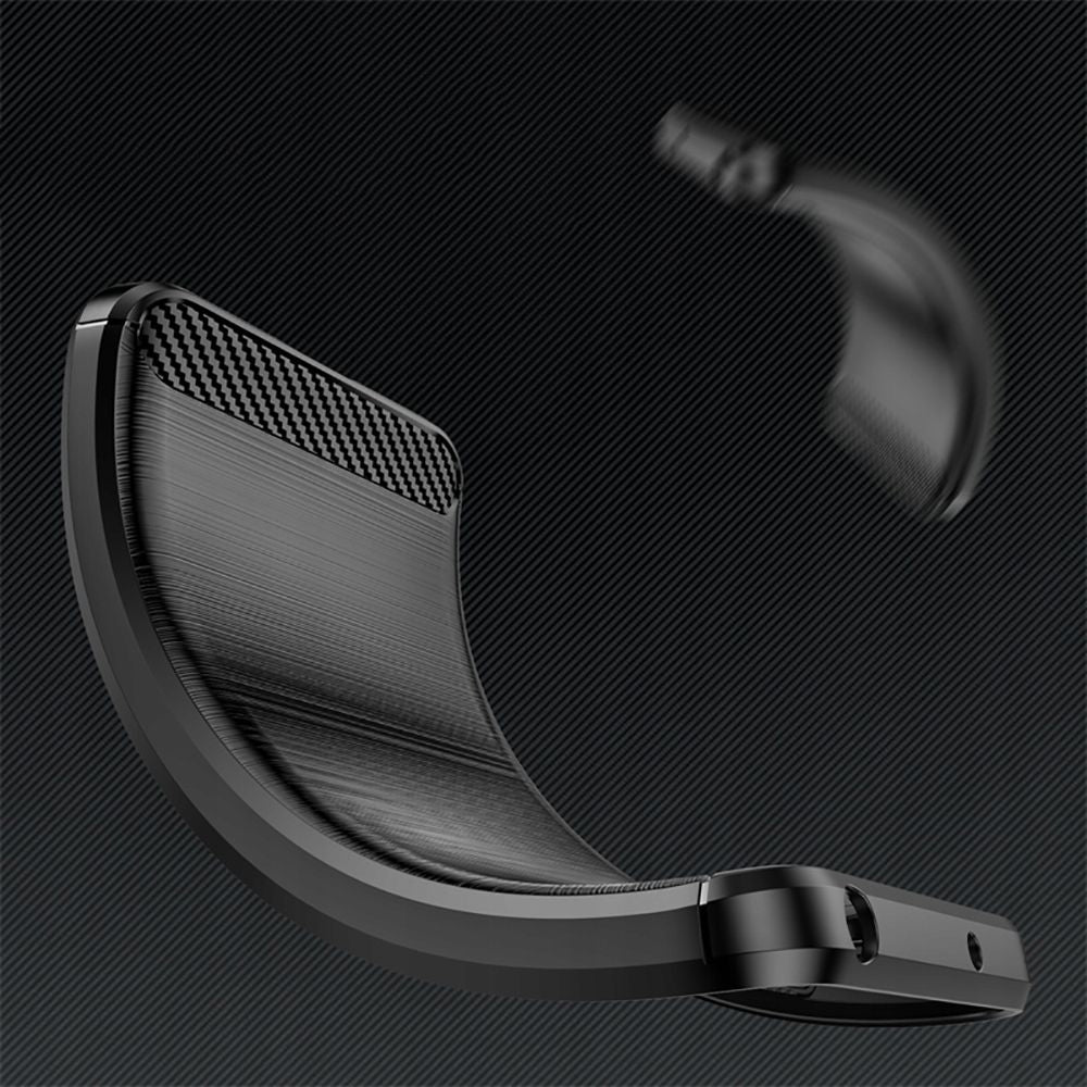Hülle für Xiaomi Redmi Note 12S, Techsuit, Carbon, Schwarz