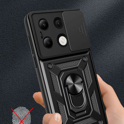 Hülle für Xiaomi Redmi Note 13 4G, Techsuit, CamShield, Schwarz