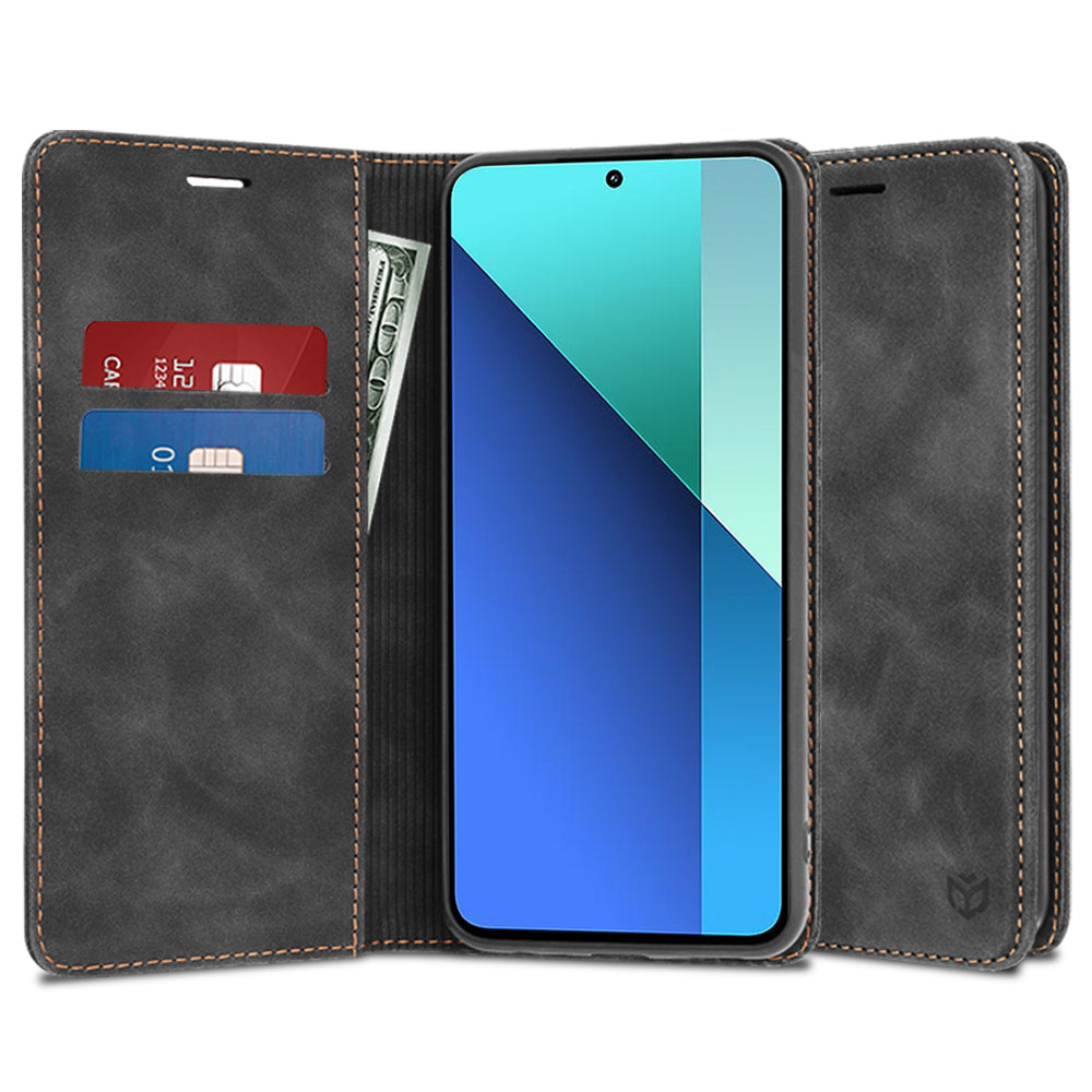 Hülle für Xiaomi Redmi Note 13 4G, Techsuit, Confy, Schwarz