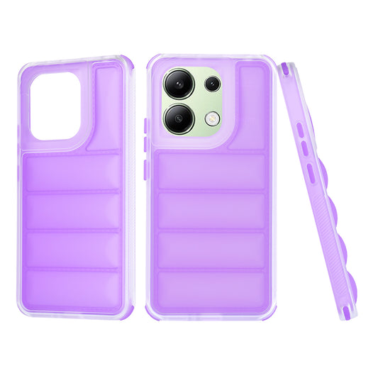 Hülle für Xiaomi Redmi Note 13 4G, Techsuit, Wave Shield, Lila