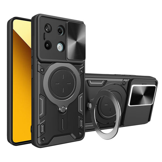 Hülle für Xiaomi Redmi Note 13 5G, Techsuit, CamGuard Pro, Schwarz