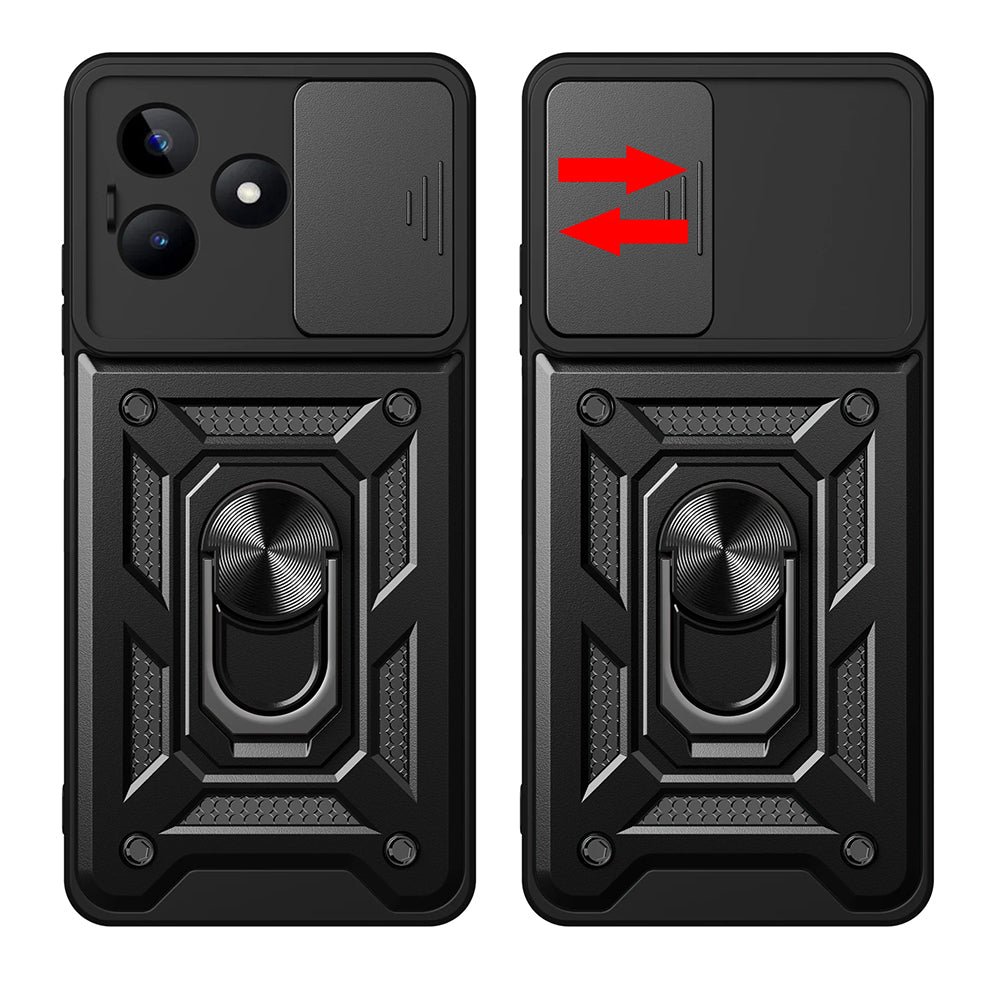 Hülle für Xiaomi Redmi Note 13 5G, Techsuit, CamShield, Schwarz