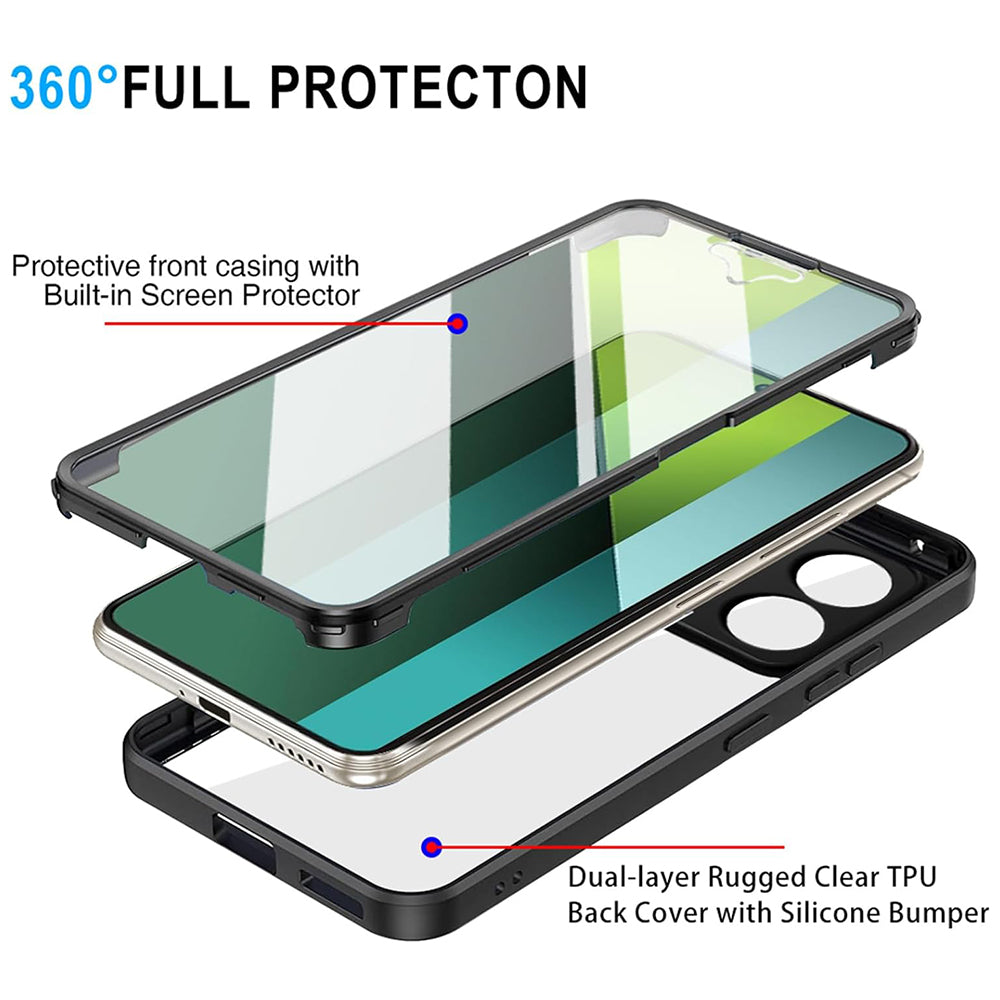 Hülle für Xiaomi Redmi Note 13 5G, Techsuit, ColorVerse 360, Lila