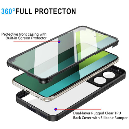 Hülle für Xiaomi Redmi Note 13 5G, Techsuit, ColorVerse 360, Lila