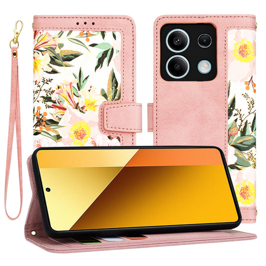 Hülle für Xiaomi Redmi Note 13 5G, Techsuit, FlipCraft, Rosa