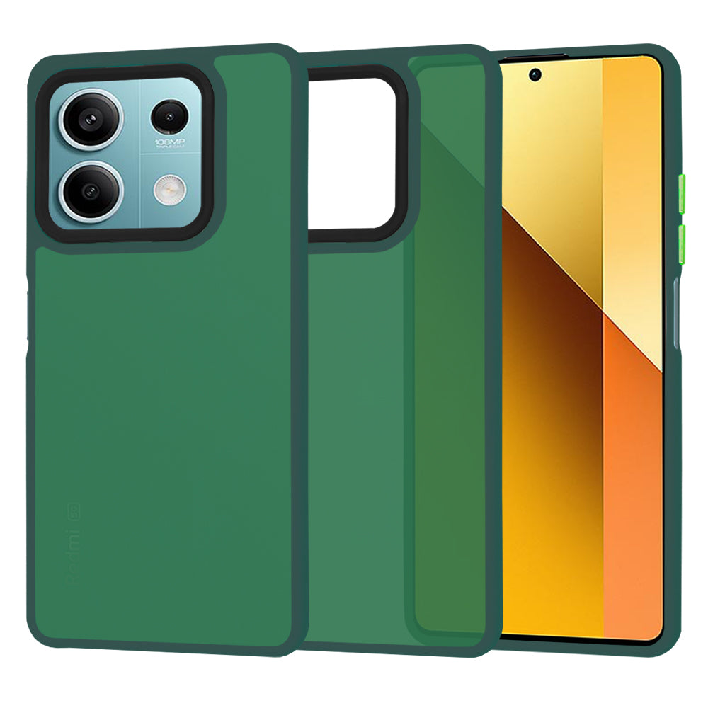 Hülle für Xiaomi Redmi Note 13 5G, Techsuit, HaloFrost, Grün