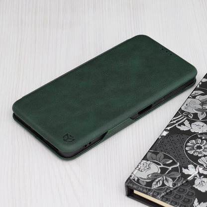 Case for Xiaomi Redmi Note 13 5G, Techsuit, Safe Wallet Plus, Green