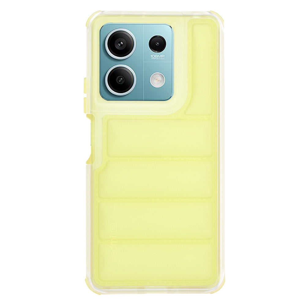 Hülle für Xiaomi Redmi Note 13 5G, Techsuit, Wave Shield, Gelb