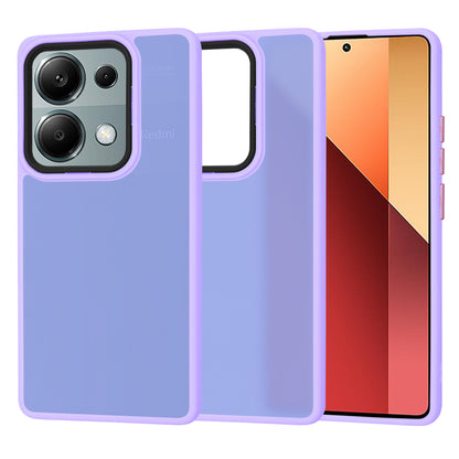 Hülle für Xiaomi Redmi Note 13 Pro 4G / Poco M6 Pro 4G, Techsuit, HaloFrost, Hellviolett