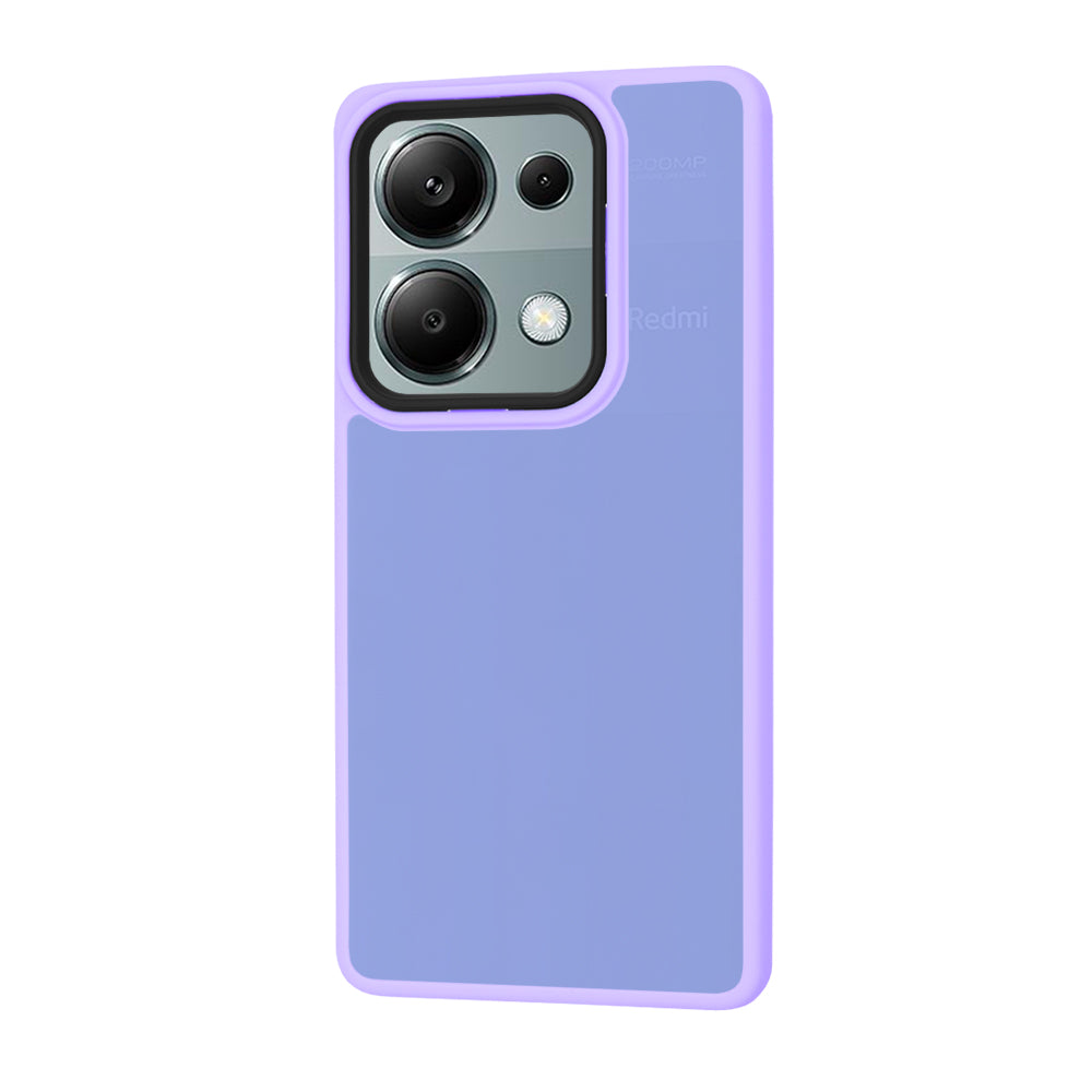Hülle für Xiaomi Redmi Note 13 Pro 4G / Poco M6 Pro 4G, Techsuit, HaloFrost, Hellviolett