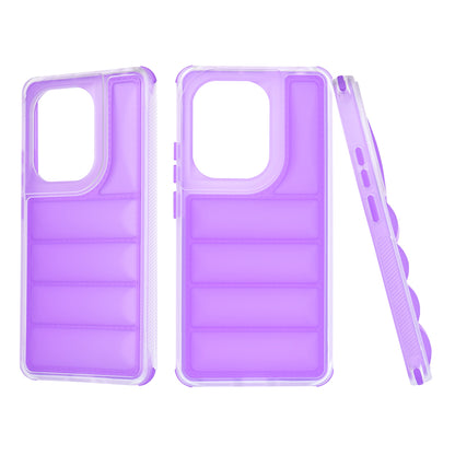 Hülle für Xiaomi Redmi Note 13 Pro 4G / Poco M6 Pro 4G, Techsuit, Wave Shield, Lila