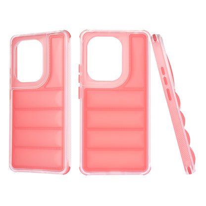 Hülle für Xiaomi Redmi Note 13 Pro 4G / Poco M6 Pro 4G, Techsuit, Wave Shield, Rot