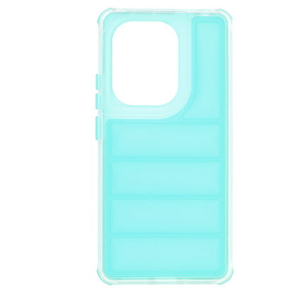 Hülle für Xiaomi Redmi Note 13 Pro 4G / Poco M6 Pro 4G, Techsuit, Wave Shield, Türkis