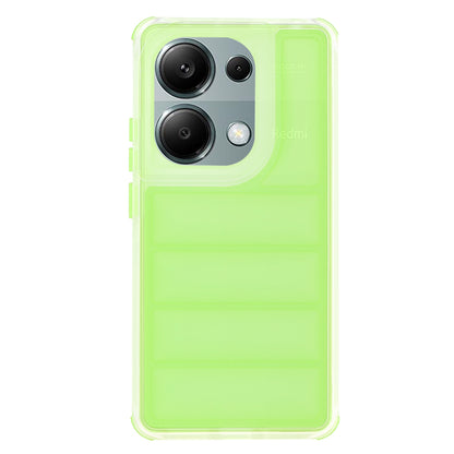 Hülle für Xiaomi Redmi Note 13 Pro 4G / Poco M6 Pro 4G, Techsuit, Wave Shield, Grün