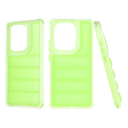 Hülle für Xiaomi Redmi Note 13 Pro 4G / Poco M6 Pro 4G, Techsuit, Wave Shield, Grün