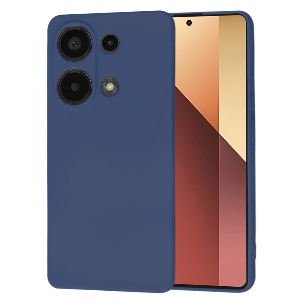 Hülle für Xiaomi Redmi Note 13 Pro 4G / Poco M6 Pro 4G, Techsuit, SoftFlex, Marineblau