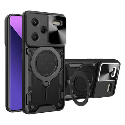 Hülle für Xiaomi Redmi Note 13 Pro+, Techsuit, CamGuard Pro, Schwarz