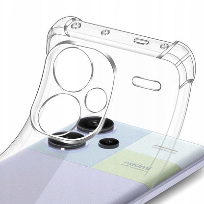 Hülle für Xiaomi Redmi Note 13 Pro+, Techsuit, stoßfest klar, transparent