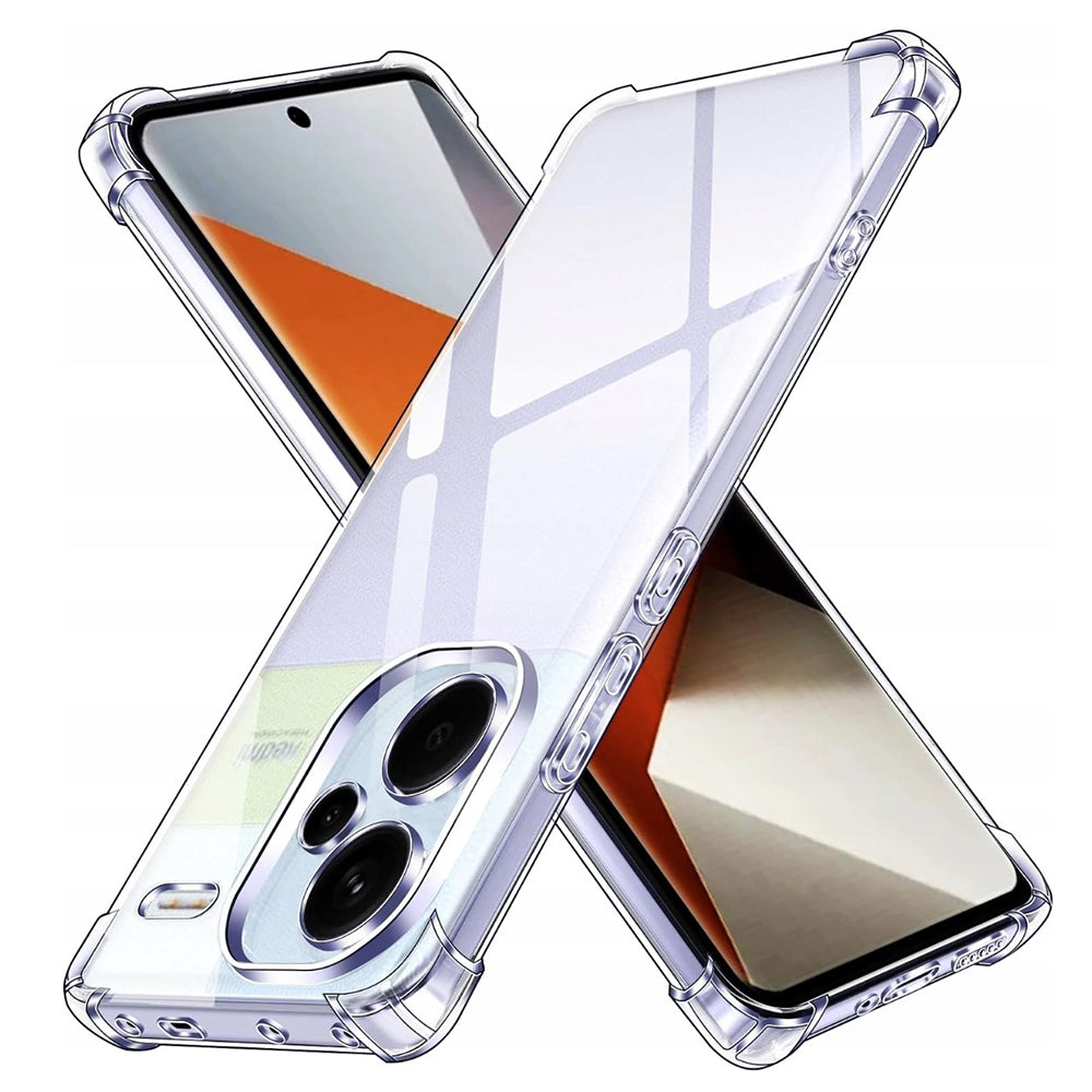 Hülle für Xiaomi Redmi Note 13 Pro+, Techsuit, stoßfest klar, transparent