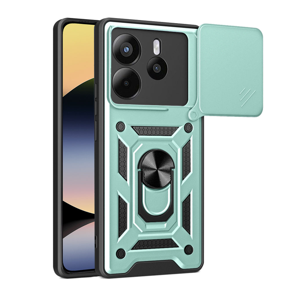 Hülle für Xiaomi Redmi Note 14 4G (Regional), Techsuit, CamShield, Grün