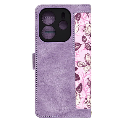 Case for Xiaomi Redmi Note 14 4G (Regional), Techsuit, FlipCraft, Purple