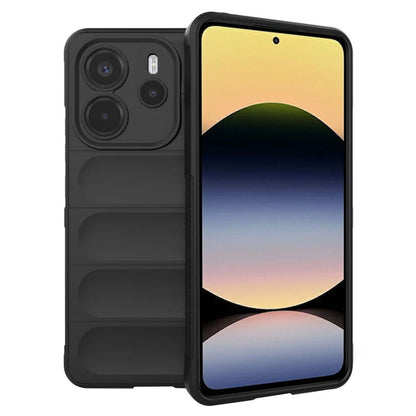 Hülle für Xiaomi Redmi Note 14 4G (Regional), Techsuit, Magic Shield, Schwarz