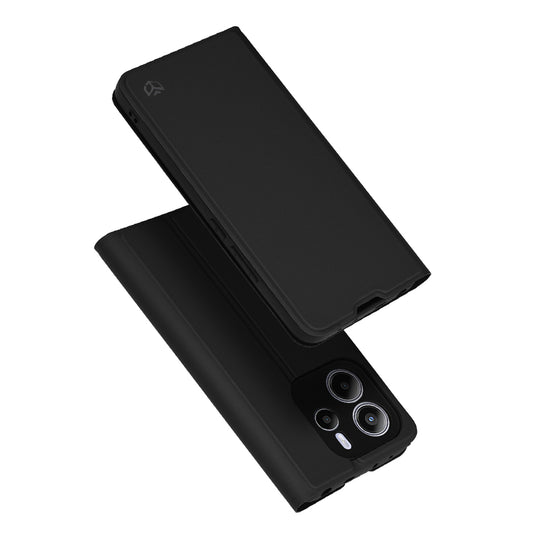 Hülle für Xiaomi Redmi Note 14 4G (Regional), Techsuit, Magskin Book, Schwarz